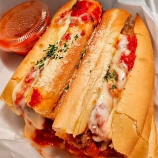 Meatball Parmigiana Sub
